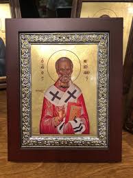 Saint Nicolaos Handmade Byzantine Icon - Etsy