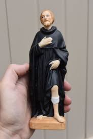 Nicer Ceramic Statue of St. Peregrine, 'Sanmyro Japan' (CA544) chalice co | eBay