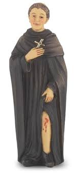 St. Peregrine Hand Painted Solid Resin Statue - St. Jude Shop, Inc.