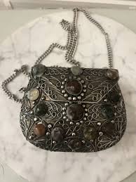 Sajai Metal Purse With Agate Stones | eBay