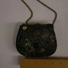 Bags | Made In India Metal Purselined In Velvet | Poshmark