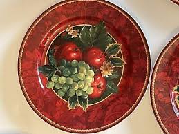 Beautiful Set of 6 Hallmark Sakura HOLIDAY ABUNDANCE 8-1/4 ...