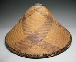 Philippines Antique Salakot Silver Tipped Finely Woven ...