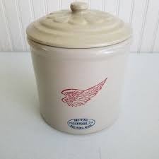 Vtg Redwing McDonalds Christmas 2004 Stoneware Crock Daisy ...