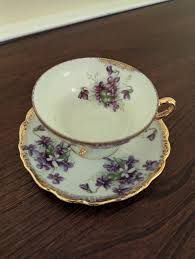 Vintage Royal Sealy Footed Teacup and Saucer | Chairish