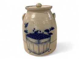 Sold at Auction: Salmon Falls Stoneware 9.25” H