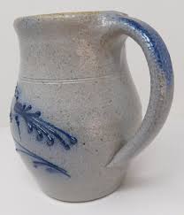 Vintage 1986 Rockdale Union Jug / Pitcher Salt-Glazed Hand ...