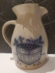 Salmon Falls Pottery Salt Glazed Stoneware 1993 Blueberry ...