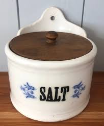 Antique Salt. Rock With Cover - Etsy