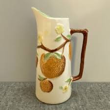 Vintage Napcoware Orange Juice Pitcher Mid Century Orange Blossom | eBay