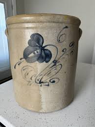 Antique 6 Gallon Salt Glazed Stoneware Crock 1800s | eBay