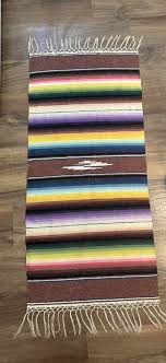 Antique Native American Mexican Table Runner Hand Woven 38 ...