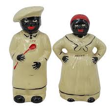 6 Pcs) Black Americana Porcelain Salt And Pepper Shakers Auction