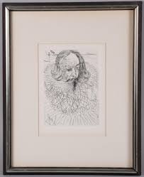 Lot - Salvador Dali, Spanish (1904-1989), Cervantes, etching