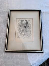 Salvador Dalí 'Cervantes' Etching, signed in the plate ...