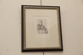 Lot - Salvador Dali, framed print titled, "El Cid."