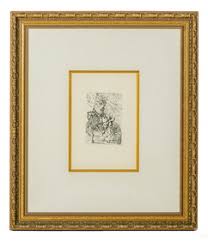 Salvador Dali 1904 1989 El Cid Equestrian Etching