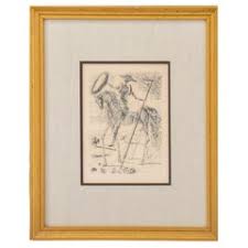 Salvador Dali "Don Quixote" Engraving at 1stDibs
