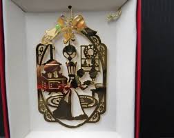 Camerlane Holiday Christmas Ornaments Gold Vintage - Etsy