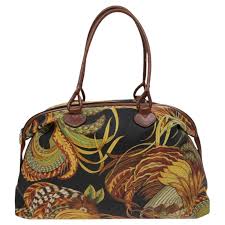 Salvatore Ferragamo Boston Bag PVC Canvas Multicolor Auth ...