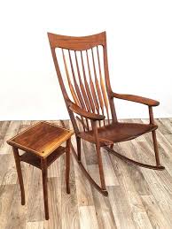 Chaise Berçante - Rocking Chair - Inspiration Maloof - Etsy