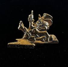 Royal Order of Jesters Court 80 Akron Ohio Lapel Pin Billiken Red Stone ROJ | eBay