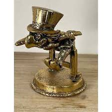 1984 Sam the Eagle 14k Gold Plated Figure Statue Paperweight | eBay