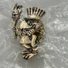 Vintage 1984 L.A. Olympics Sam the Eagle Pin Gold Tone Sealed 1" X 3/4" Official Licensee - Etsy