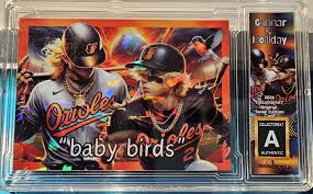 Gunnar Henderson Jackson Holliday Baby Birds Orange Cracked Ice Baltimore Orioles - Etsy