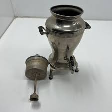 Antique Landers Frary Clark Universal Coffee Percolator Urn Silver Pla - Shop Thrift World