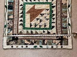 Quilt Small 30x31 Reversible Floral Dragonfly Flower Leaf ...