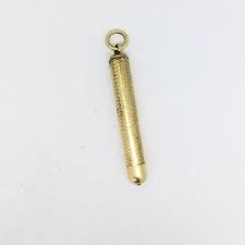 Edwardian Pencil Retractable Pendant Gold Filled Chatelaine ...