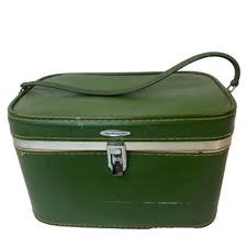 Faux Leather Green Vintage Luggage & Vintage Travel Accessories for sale | eBay