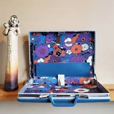 SALE Vintage Samsonite Signat Slate Blue Hard Shell Slim Briefcase Attache' With Key - Rare Retro- VGC - Etsy