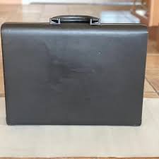 Tumi | Office | Tumi Black Hard Side Slim Napa Leather Office Work Briefcase 4 Tall | Poshmark