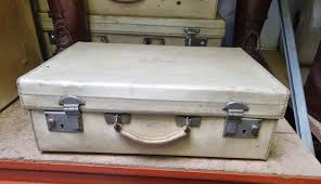 Antique Vellum Weekend Case 18" C 1920 - Etsy