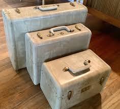 Vtg Shwayder Bros Samsonite Luggage suitcase hard Case Set ...