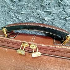 Rare Dunhill briefcase business bag all leather A4 size ...