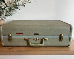 Vintage Suitcase Luggage | CHOICE Retro Samsonite or JC Higgins Hard Shell Travel Case | Farmhouse Storage Decor | Wedding Decor - Etsy
