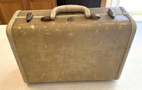 Beige Vintage Luggage & Vintage Travel Accessories without Wheels for sale | eBay