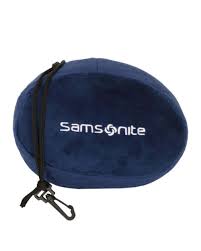 Samsonite Memory Foam Midnight Blue Travel Neck Pillow with Pouch | Travel Accessories, Travel Accessories, Travel Accessories | HNAK