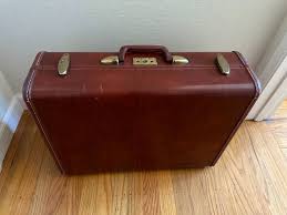 VTG Samsonite Streamlite 21" Suitcase Luggage Brown Shwayder ...