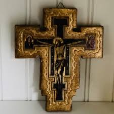VINTAGE CRUCIFIX of San Damiano ITALY - Etsy
