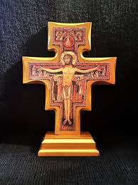 San Damiano Tabletop and Wall Crucifix