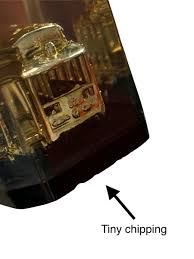 Vtg Gold Tone Trolley Car San Francisco Clear Acrylic Paper Weight | eBay