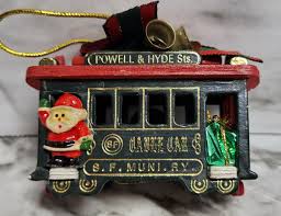 Vtg San Francisco Cable Car Ornament/ Magnet. Powel & Hyde ...