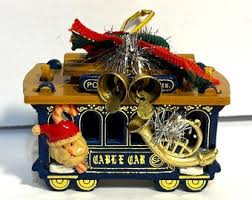 Vintage Powell Hyde San Francisco Cable Car Christmas ...