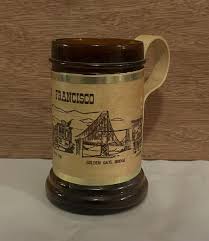 VTG San Francisco Commemorative/Souvenir Beer Glass/Mug | eBay