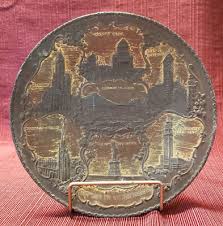 Vintage Bosselman NYC Souvenir Round Brass Metal ...