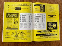 Vtg 1964 Oakland Raiders Review vs New York Jets AFL ...